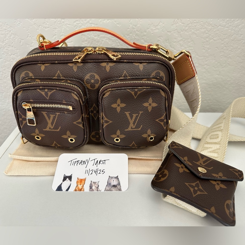 Louis Vuitton Utility Crossbody Bag Monogram Canvas